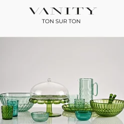 BICCHIERE ALTO "VANITY" DECORO N°1