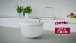 CENTRIFUGA INSALATA CON COPERCHIO Ø26CM 'SPIN&STORE' 