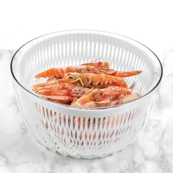 CENTRIFUGA INSALATA CON COPERCHIO Ø26CM 'SPIN&STORE' "PREPARATION"