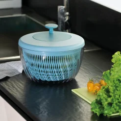 CENTRIFUGA INSALATA CON COPERCHIO Ø26CM 'SPIN&STORE' 