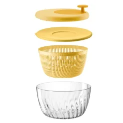 CENTRIFUGA INSALATA CON COPERCHIO Ø26CM 'SPIN&STORE' 