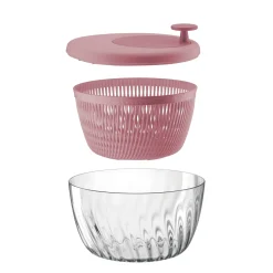 CENTRIFUGA INSALATA CON COPERCHIO Ø26CM 'SPIN&STORE' 