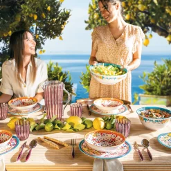 CONTENITORE Ø 30 CM ''FLOWER&LEMON''