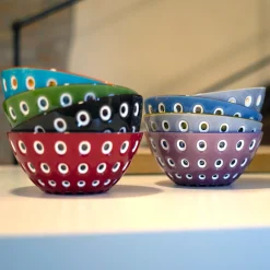 CONTENITORE "LE MURRINE" - Rosso/Bianco/Trasparente