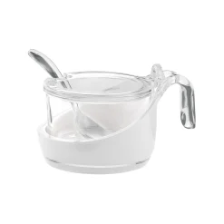 FORMAGGERA BICOLORE CON CUCCHIAINO "EVERYDAY"