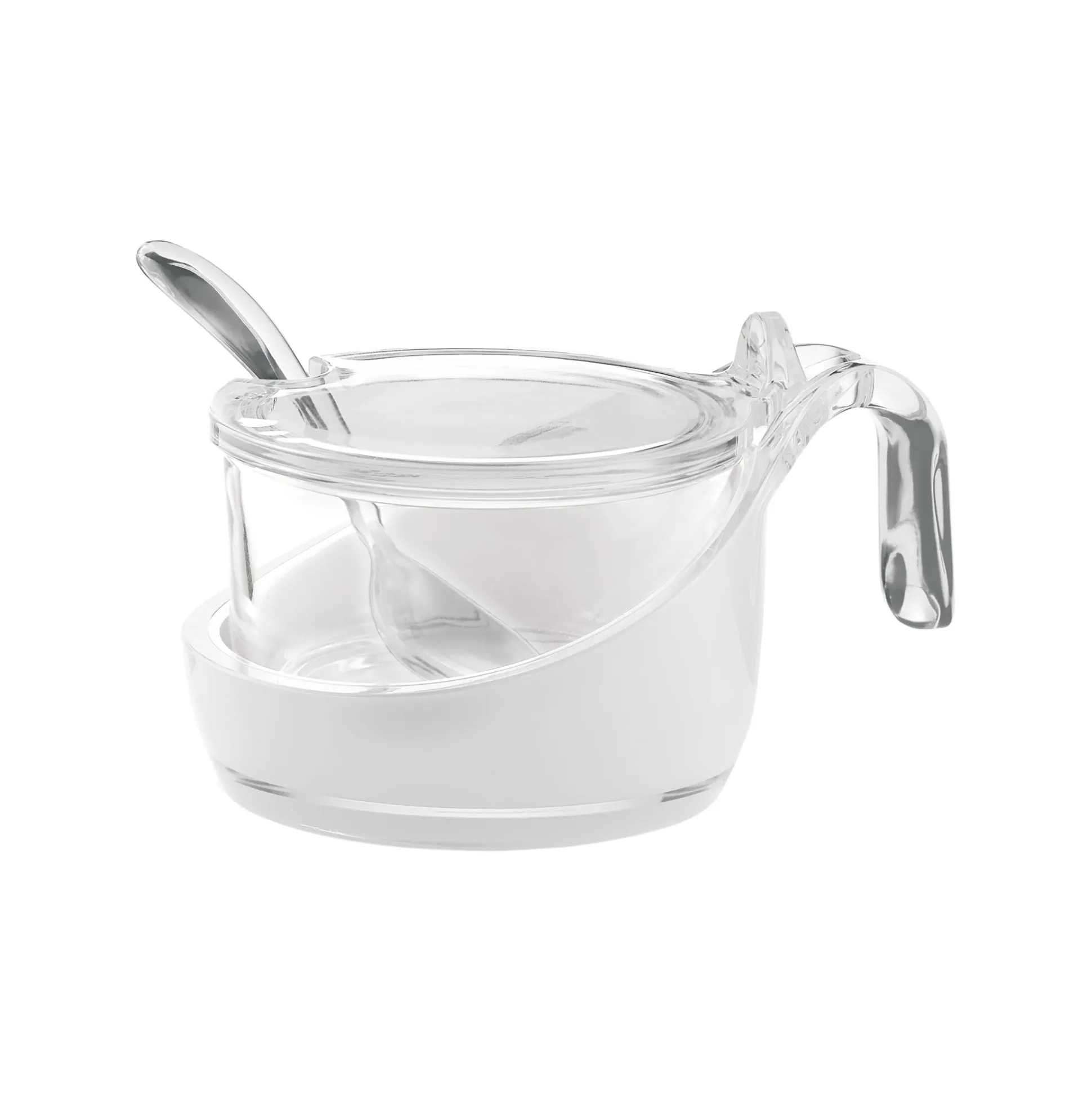 FORMAGGERA BICOLORE CON CUCCHIAINO "EVERYDAY"