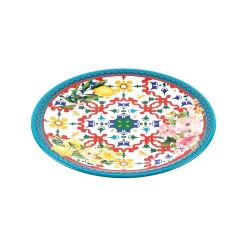 PIATTO PIANO ''FLOWER&LEMON''