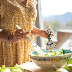 POSATE INSALATA ''FLOWER&LEMON''