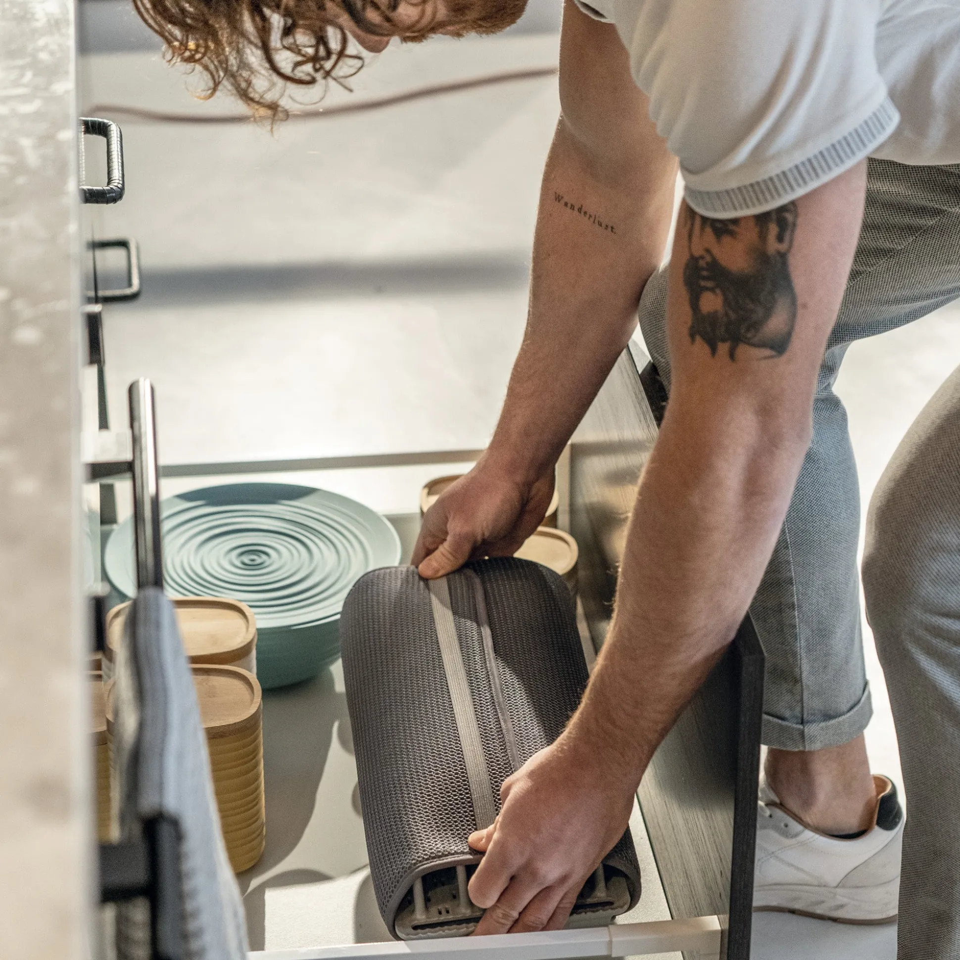 SCOLAPIATTI CON TAPPETINO 'DRY&SAFE' "ORGANIZATION"