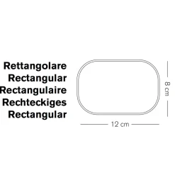 SET 2 BARATTOLI IN VETRO RETTANGOLARI 