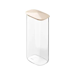 SET 2 BARATTOLI IN VETRO RETTANGOLARI 