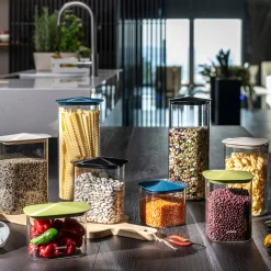 SET 2 BARATTOLI IN VETRO RETTANGOLARI "FRESH&STYLE" - L