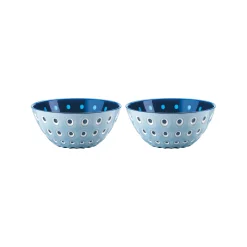 SET 2 CIOTOLE ⌀12CM "LE MURRINE" - Azzurro/Bianco/Blu
