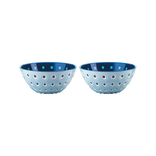 SET 2 CIOTOLE ⌀12CM "LE MURRINE" - Azzurro/Bianco/Blu