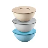 SET 3 CONTENITORI ⌀16 CM CON COPERCHI 'EVERYWHERE' "FOOD STORAGE"