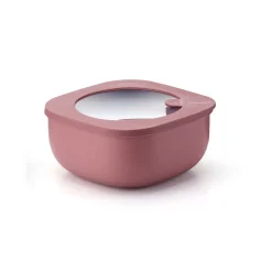 SET 3 CONTENITORI BASSI 'STORE&MORE BIO' "FOOD STORAGE" - QUADRATO