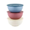 SET 3 CONTENITORI Ø16CM CON COPERCHIO 'EVERYWHERE BIO' "FOOD STORAGE"