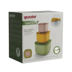 SET 3 CONTENITORI ERMETICI ALTI 'STORE&MORE BIO' 