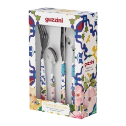 SET 24 POSATE 'FLOWER&LEMON' "CUTLERY"