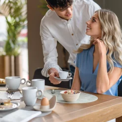 SET 4 TAZZINE CAFFÈ CON PIATTINI "EVERYDAY"