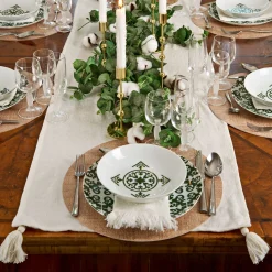 TOVAGLIETTA TONDA DOUBLE-FACE 'FABRIC'