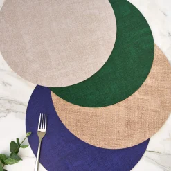 TOVAGLIETTA TONDA DOUBLE-FACE 'FABRIC'